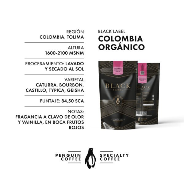 Black Label - Colombia Orgánico - Imagen 2